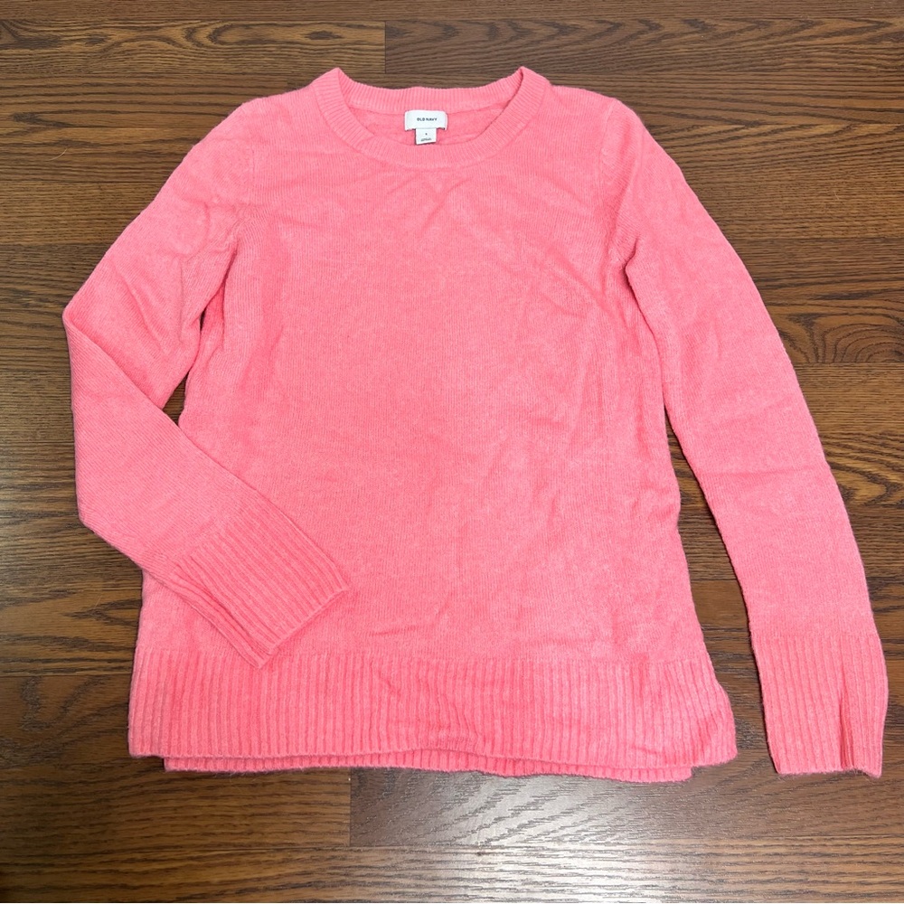 Old Navy Plush Pink Long sleeve Sweater size Small